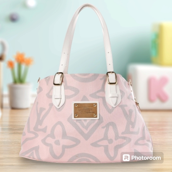 Louis Vuitton 🦄 NWOT✨️LIMITED EDITION ROSE / PINK TAHITIENNE CABAS PM - Picture 1 of 16